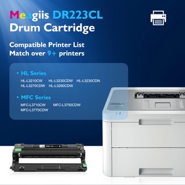 DR223CL DR-223CL Drum Unit Replacement for Brother DR223CL Drum Unit for Brother HL-L3210CW HL-L3230CDW HL-L3270CDW HL-L3290CDW MFC-L3710CW MFC-L3750CDW MFC-L3770CDW Printer ( Not Toner, 1 Pack)