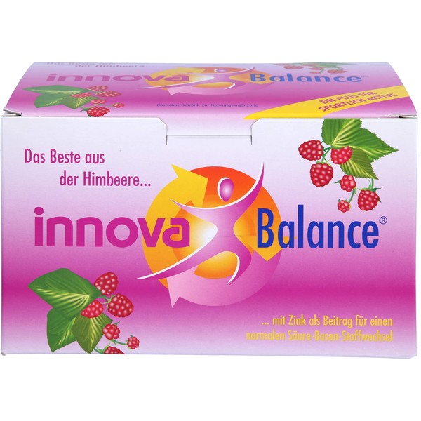 Innova Balance Pulver mit Himbeergeschmack für mehr Balance im Säure-Basen-Haushalt, 30.0 St. Beutel