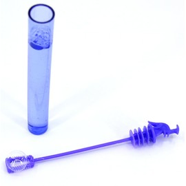 Storm&Lighthouse 12x Dinosaur Bubbles Neon Bubble Tube with Wands for Kids and Adults 4ml Sensory Bubble Tube Stocking Fillers Party Bag Gifts Kids Toys