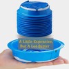 14 Pack Disposable Vomit Bags (Thick), Barf Bags 1000ML Blue,