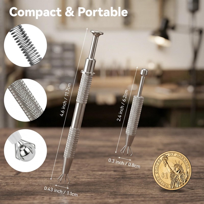Beeutik 2 PCS Piercing Ball Grabber Tool, for Changing 14G