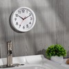 AKCISOT Wall Clock, Modern Small Wall Clocks Battery Operated 8