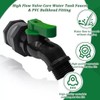 High Flow Rain Barrel Spigot Kit, 3/4" GHT Garden Hose
