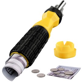 NiHome Screwdriver Diversion Safe, Hidden Storage Container for Cash, Steel Construction with Discreet Hollow Interior & Twist-Off Handle, Realistic Portable Secret Safe for Home and Travel Security