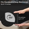 Pamnest Comforter Set Queen Size, Deep Blue Painting 7 Pcs