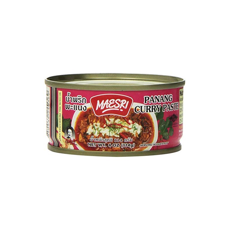 Maesri Thai Panang Curry Paste - 4 Oz (Pack of