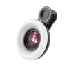 Q'foo Macro Lens, Cellular Lens, with Whitening LED Light, Selfie