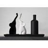 FeinKnick Harmonious Ceramic Elephant Couple in Black and White –