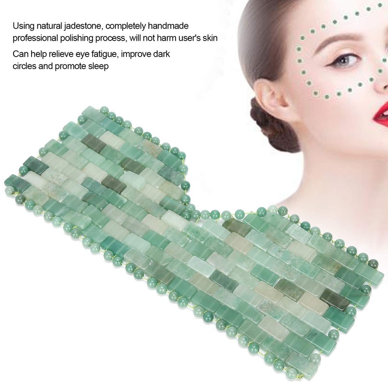 Jadestone Eye Mask with Cooling Feel, Relieve Stress Naturally, Face