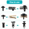 Pack of 100 Sheet Metal Nut Screw Nut Clip Kit,