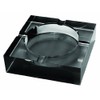 4 Cigar Crystal Ashtray, Made From Semi-Transparent Black Tinted K9