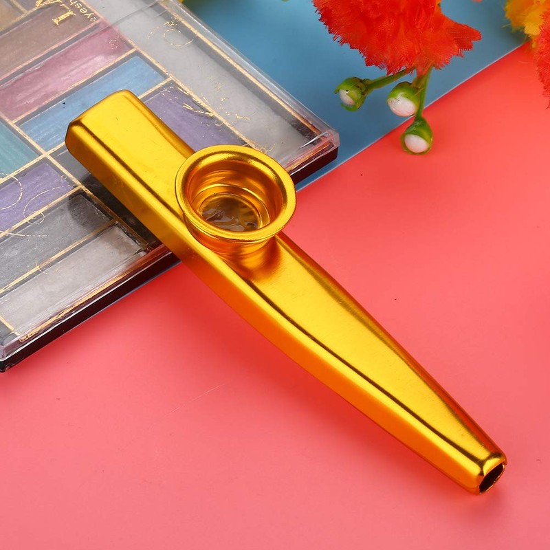 Kazoo Musical Instrument for Music Lovers Aluminum Kazoo Nosing Solo