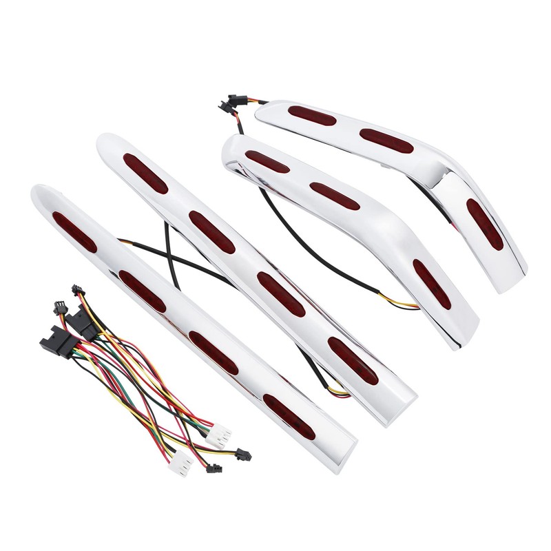 PEGSTREAMLINER Saddlebag Trims LED Lights Fits for Honda Goldwing 1800