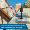 Tapcon+ 3/8 x 1-3/4 Inch Heavy-Duty Hex Head Concrete Anchors,