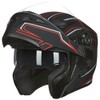 ILM Motorcycle Dual Visor Flip up Modular Full Face Helmet
