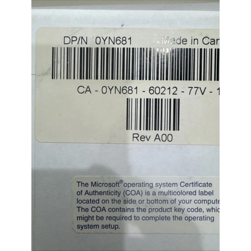 DELL GENUINE WINDOWS XP PRO PROFE SP 2 SP2 Reinstallation