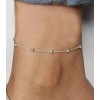 custom craft Silver Anklet Ankle Bracelet 9-11" Italian 925 Sterling