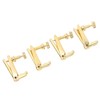 4PCS Violin Fine Tuner Golden Metal Wear Resistant String Fine