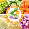 17-in-1 Vegetable Chopper, Multifunctional Veggie Chopper Dicer, Vegetable Cutter with