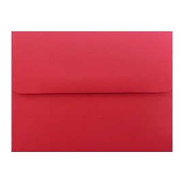Holiday Red 100 Boxed A2 (4-3/8 x 5-3/4) Envelopes for 4-1/8 x 5-1/2 EnclosuresGift Tag Invitations Announcements Showers Weddings from The Envelope Gallery
