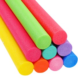 Yaomiao 9 Pcs 55 Inch Bulk Pool Noodles Jumbo Foam Pool Noodles in The Swimming Pool Colorful Thick Noodles for Adults Floating and School Craft Projects