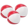 3Pcs PU Leather Juggling Balls Indoor Leisure Portable Performance Practice