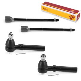 METRIX PREMIUM CHASSIS PARTS Inner & Outer Tie Rod End Set for 1994-2004 Ford Mustang EV127 ES3184RL 4 PCS