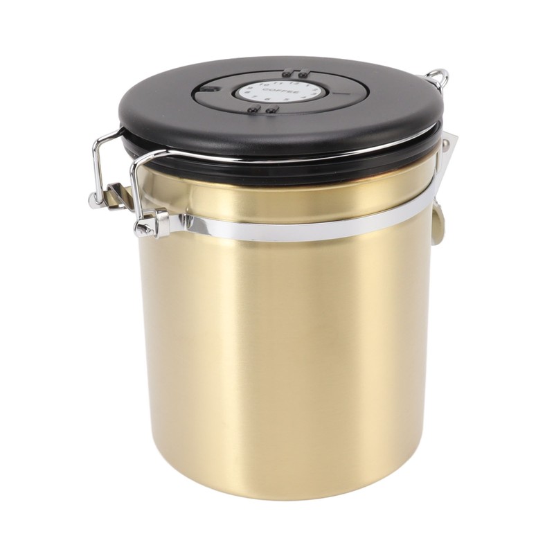Sealed Sealed Coffee Canister 304 Stainless Steel Coffee Storage Tank