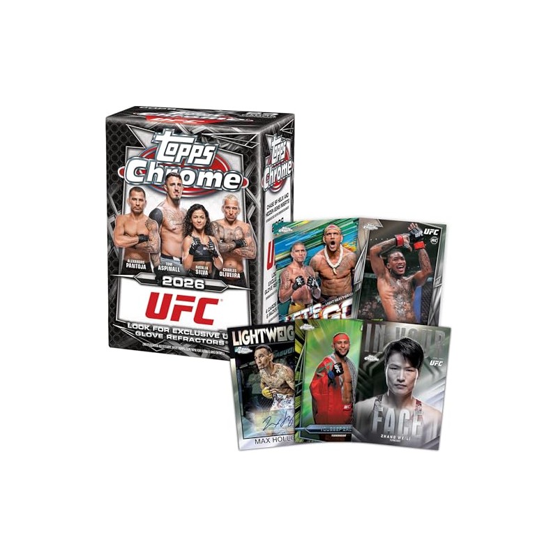 2026 Topps Chrome Ufc - Sellado de Fábrica - Caja