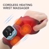 Cordless Hand Wrist Massager 3 Heat Levels, 5 Massage Modes,