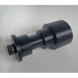 Ball Head Adapter for Bog Death Grip with 1-inch Riser, Camera Mount Accessory