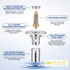 RegBogen Pop Up Bathroom Sink Stopper, Stainless Steel Sink Drain
