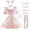 LISANEK Maid Outfit Anime Cosplay Lolita Dress French Maid Costume