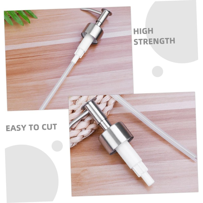 ULTECHNOVO 2pcs Stainless Steel Pump Head Replacement for Liquid Soap