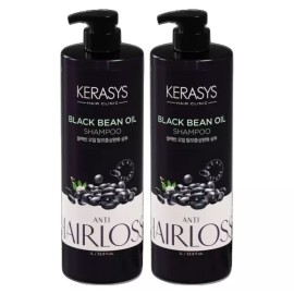 Kerastase 케라시스 블랙빈오일 탈모샴푸 1L x 2개 Kerashis Black Bean Oil Anti-Hair Loss Shampoo 1L x 2