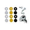 BEK-FIX® Anti-Theft Number Plate Screws Tamper Proof Clutch Head Security