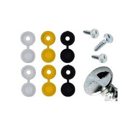 BEK-FIX® Anti-Theft Number Plate Screws Tamper Proof Clutch Head Security Screws Fixing Kit