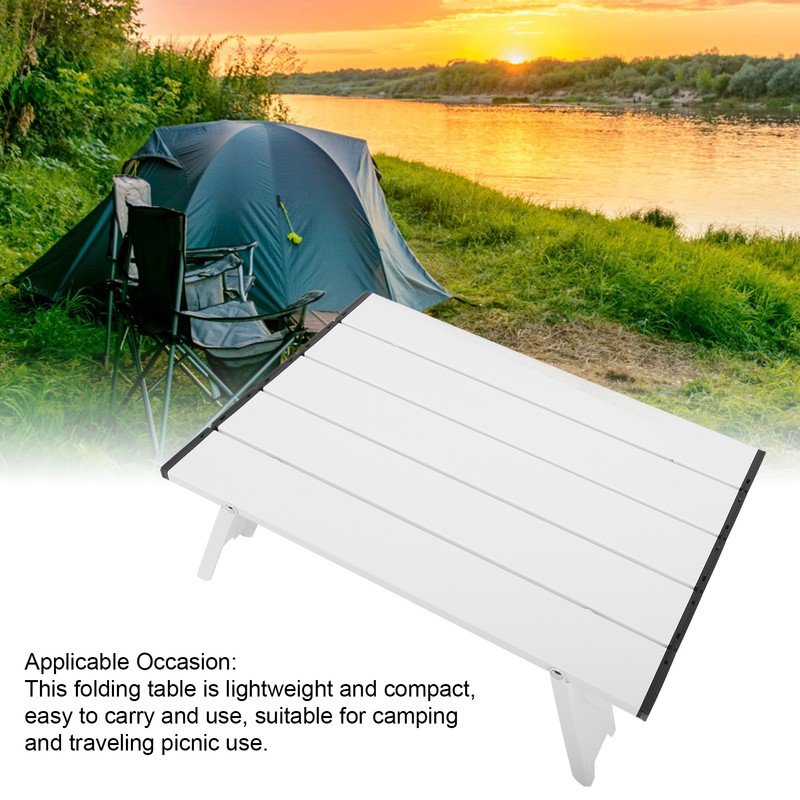 Outdoor Ultralight Portable Mini Folding Aluminum Table Compact Camping Folding