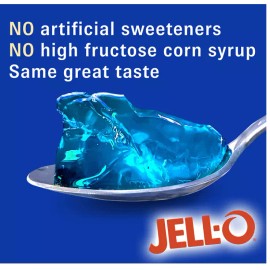 Jell-O Berry Blue Gelatin Dessert Mix, 3 oz Box