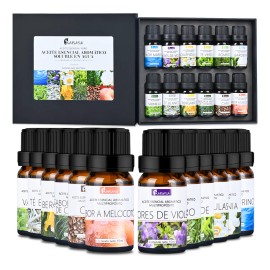 Kaisasa Kit De 12 Aceites Esenciales Aromaterapia Natural