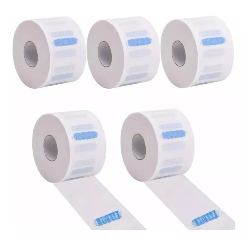 Lobo Profesional Pack 5 Rollos Papel Cuello Blanco Protector De
