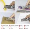 Heavy Duty Folding Utility Knife Dual Blade/Box Cutter/Work knife Safe