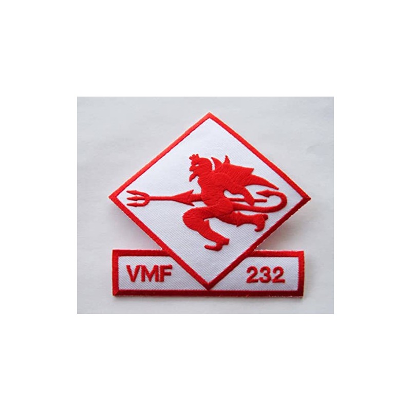 Squadron Nostalgia LLC VMF-232 Red Devils Patch– Sew On