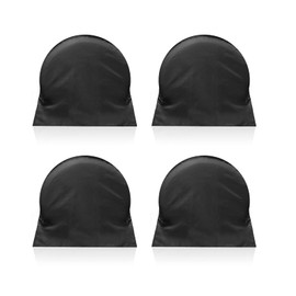 Saihisday 4 pcs Waterproof Spare Tire Cover Tire Wheel Protector for SUVs, Jeeps, Campers, and Trucks with Hooks for Sun Rain Snow (S:27-29in)