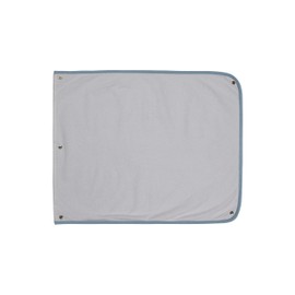 Sterntaler Terry Cloth Changing Table for Changing - Changing Mat Cover Made of Absorbent Cotton Terry Cloth - Washable and Waterproof - Changing Table Cover with Press Studs, Blue