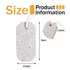 DHWEKU Bimsstein Fußpflege,2 Stück Bimsstein Hornhautentferner, Natur Bimsstein, Lavastein Fußpflege Hornhaut,bimsstein reinigungsstein Pumice Stone für Hornhaut undHautverhärtungen Entfernung