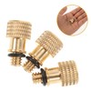 Alipis 3pcs Copper Presta to Valve Adapter for Air Compressors