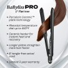 BaByliss PRO Porcelain Ceramic Flat Straightening & Curling Iron DV