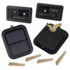 APPERFiT Exterior & Interior Door Handles w/Keepers Compatible with Jeep