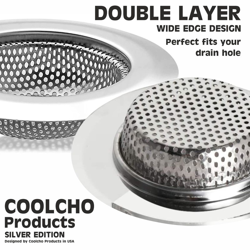 Coolcho 2PCS Sink Strainers for Kitchen Sink – Never Rust